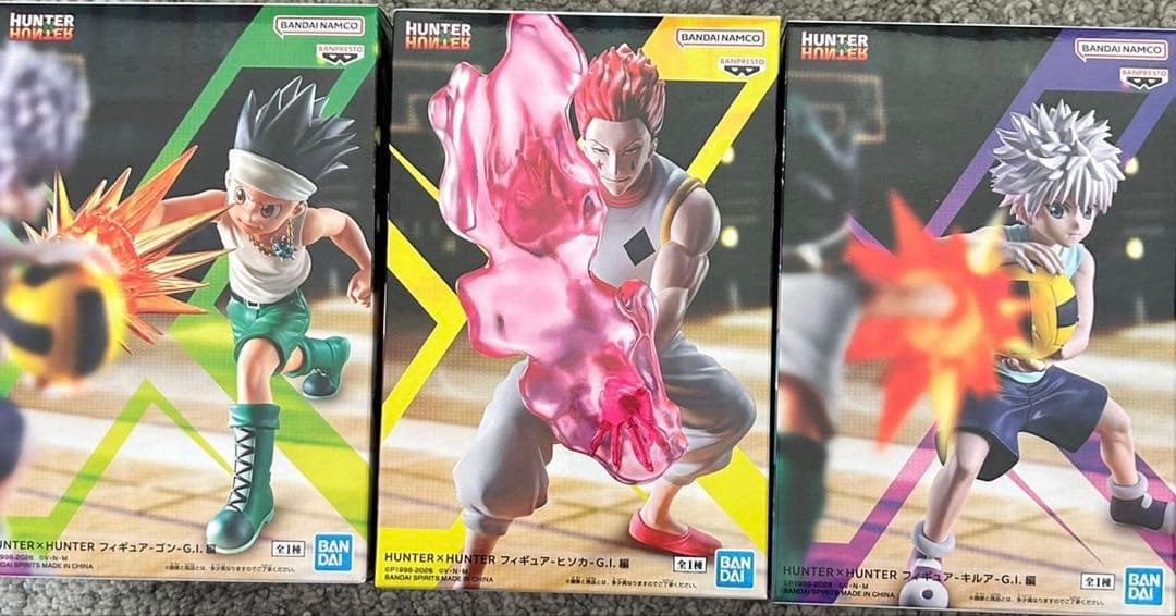 HUNTER×HUNTER フィギュア 3体 2セット