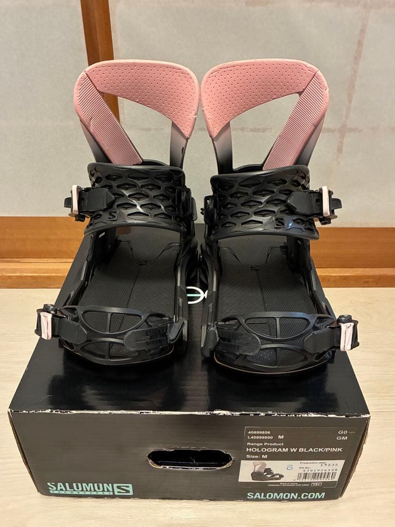 サロモン ビンディングブーツセット スノーボード用 salomon ホログラム