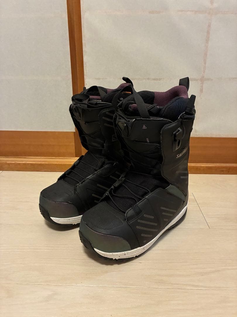 サロモン ビンディングブーツセット スノーボード用 salomon ホログラム