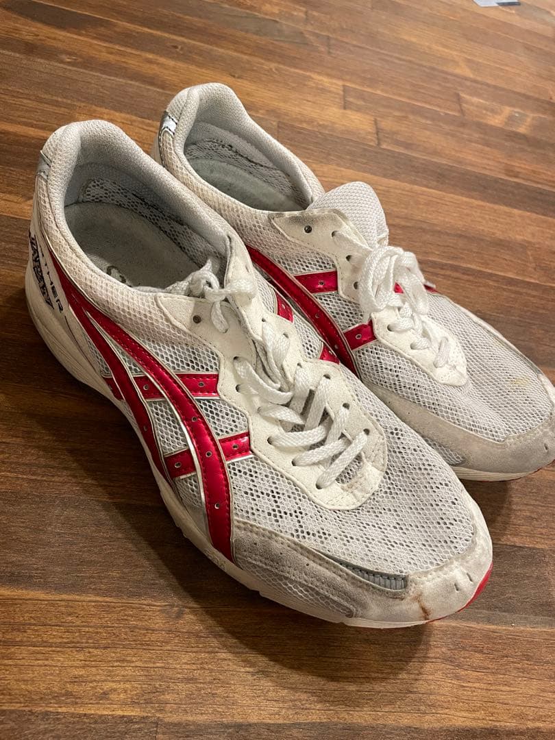 ASICS TARTHER JAPAN メンズ26.0cm ホワイト/レッド