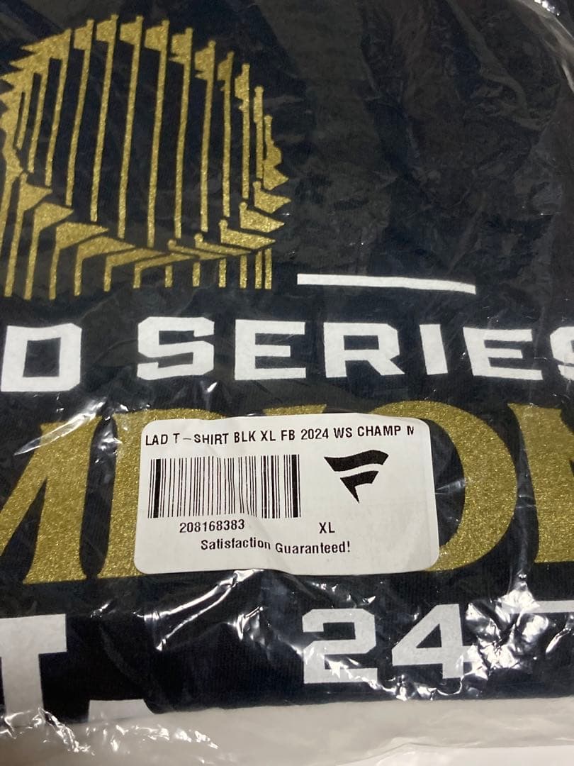 新品XL100%正規品Fanatics大谷翔平17優勝記念WS2024ドジャース