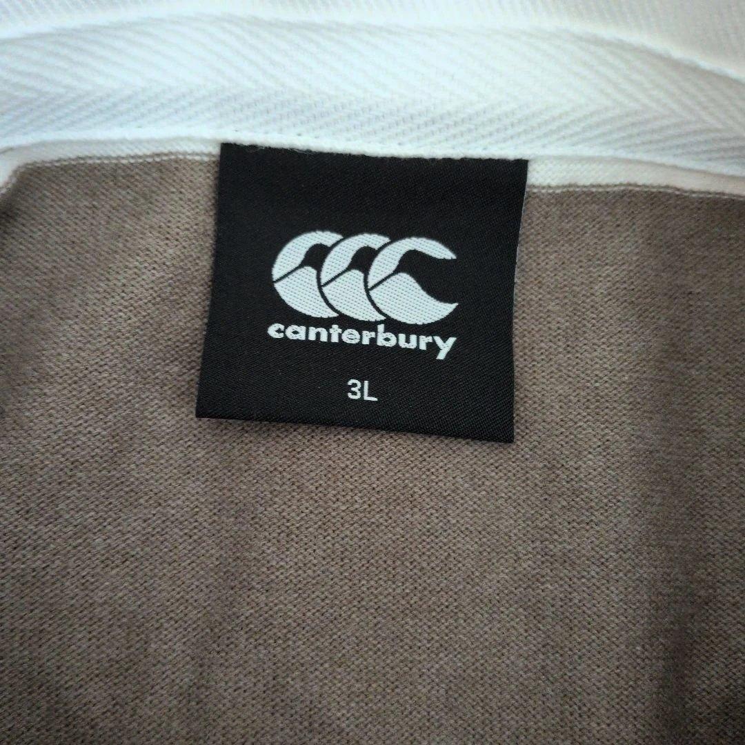 新品　サイズ3Ｌ　canterbury RA49607 ラガーシャツ カンタベリ