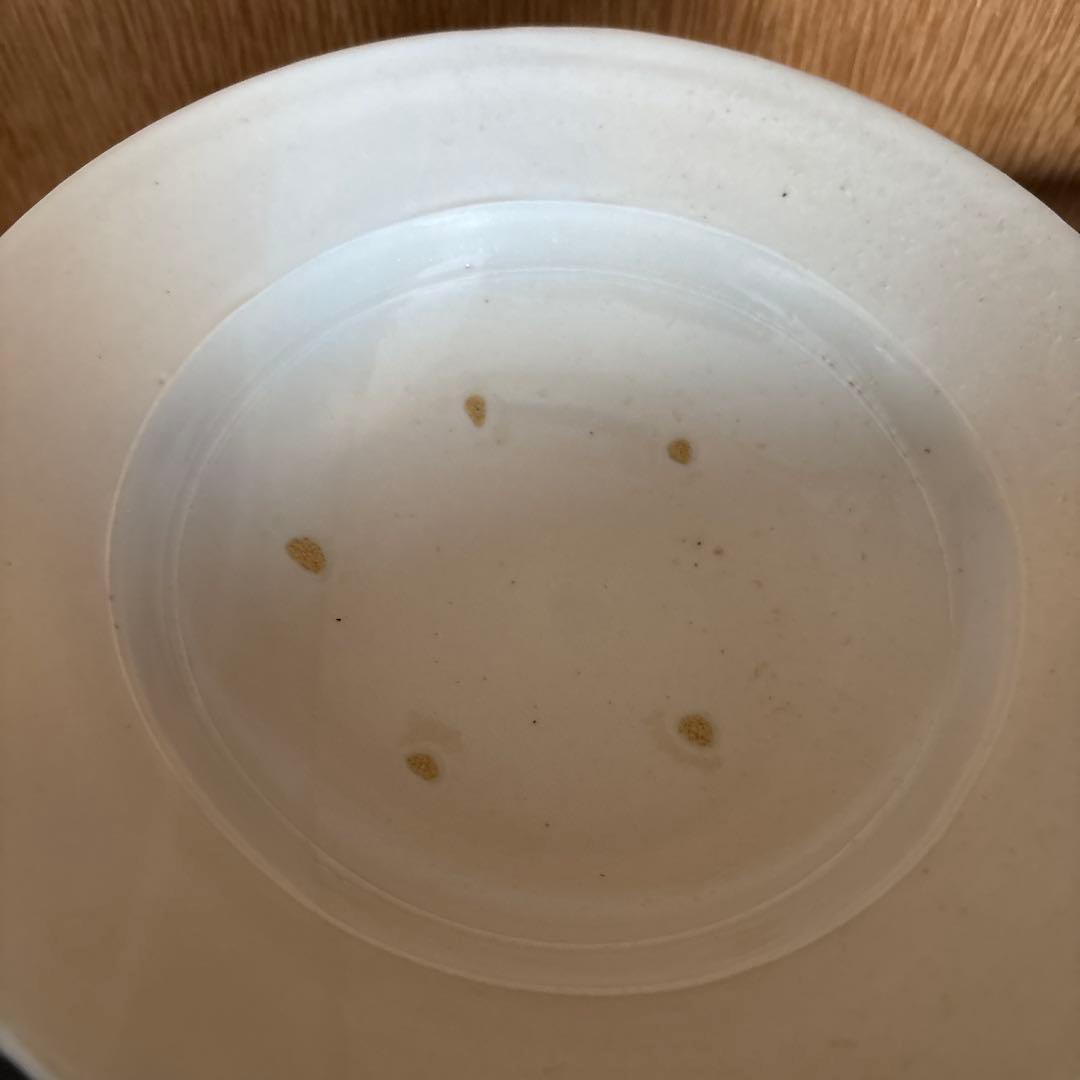 未使用品＊中本純也 白磁 リム皿 リム鉢