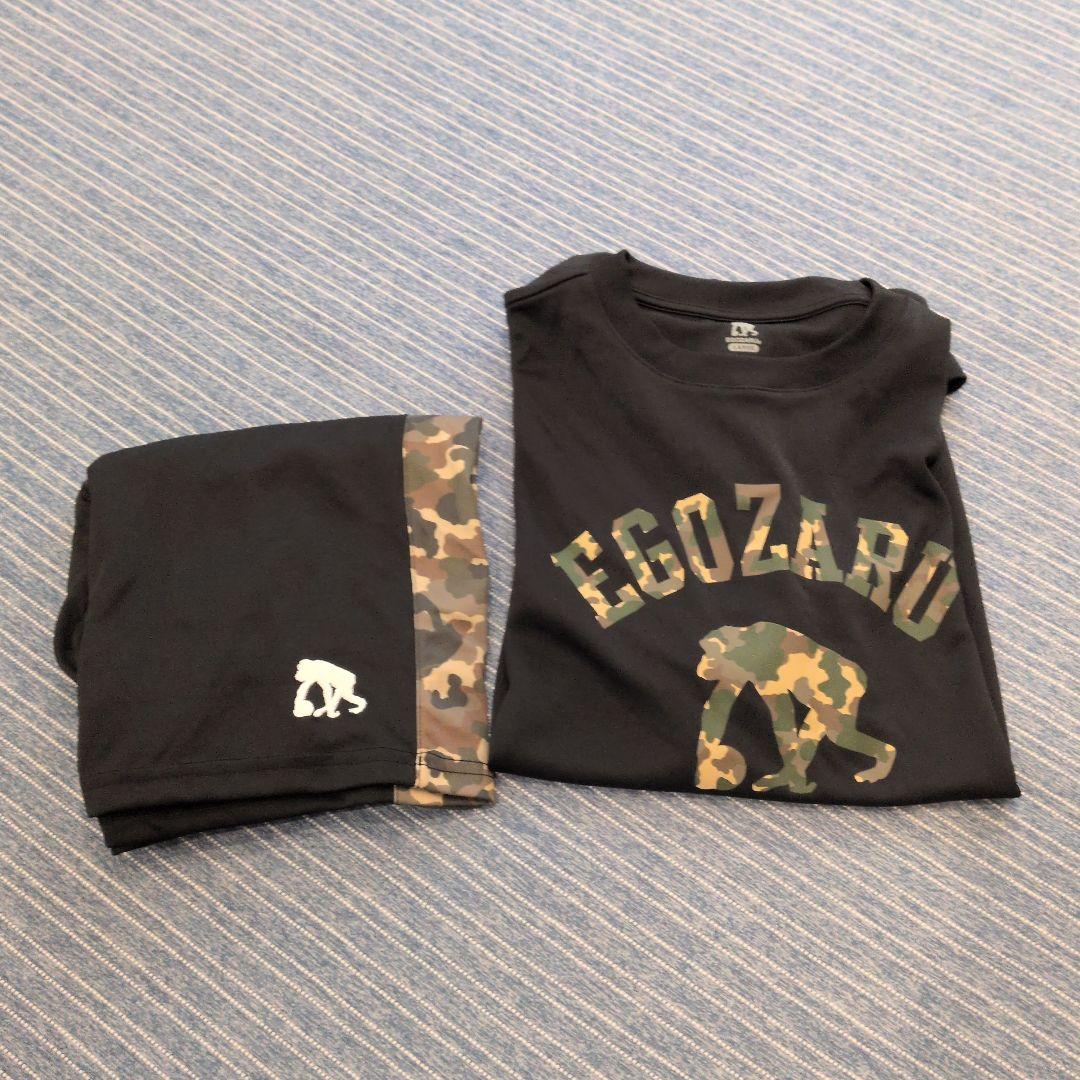 EGOZARU 迷彩柄 Tシャツとショートパンツセット