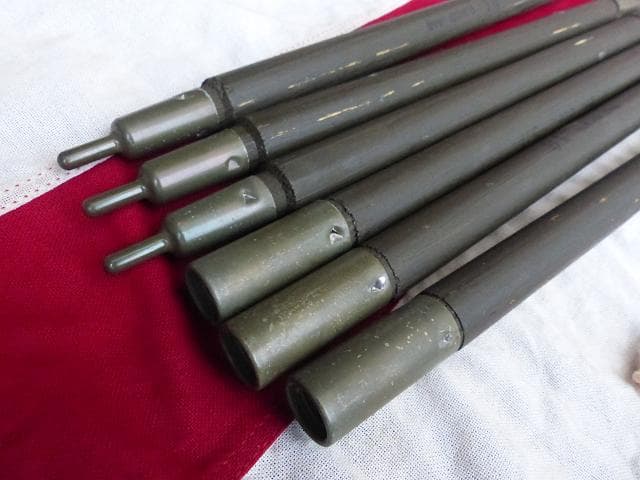 1968” 米軍実物 ナム戦 デッド!　テントポール　6本セット 軍幕 300