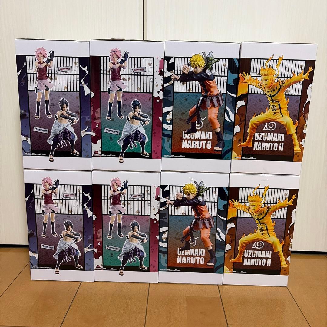 NARUTO Grandista ナルト　サクラ　サスケ　フィギュア8体セット