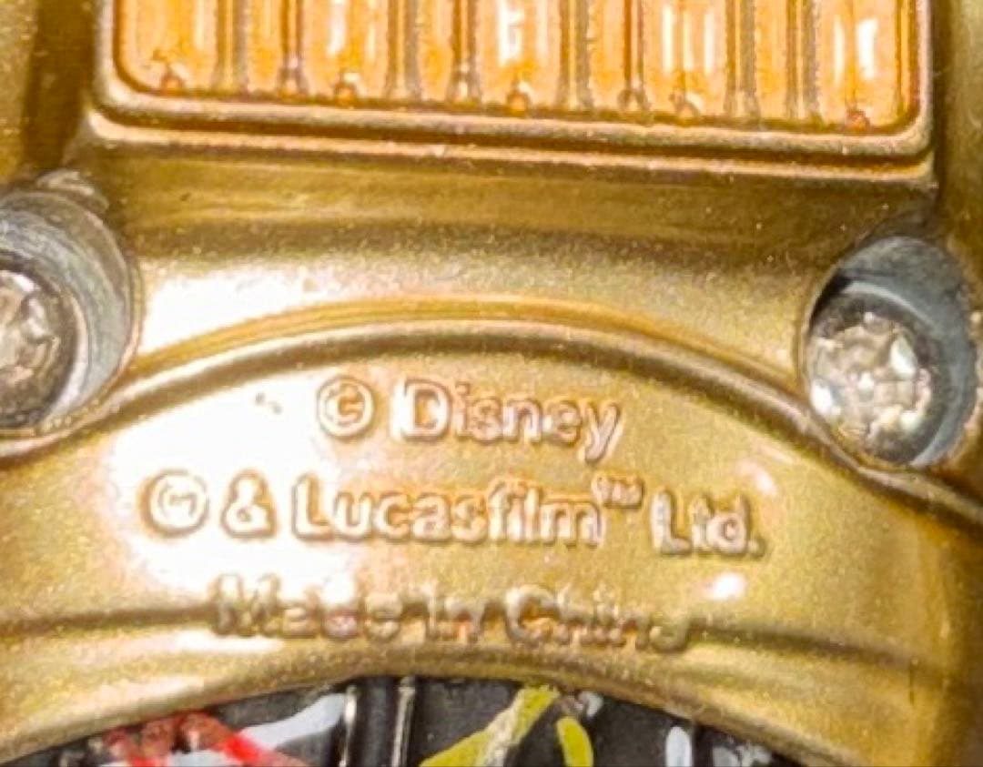 激レア品！！　台座付き/C-3PO 可動式フィギュア ゴールド