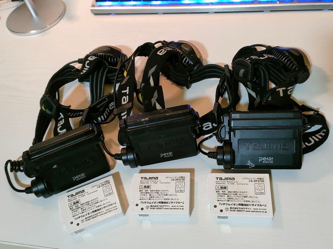 3個★タジマ LEDヘッドライトE502D LE-E502D-SP E501D