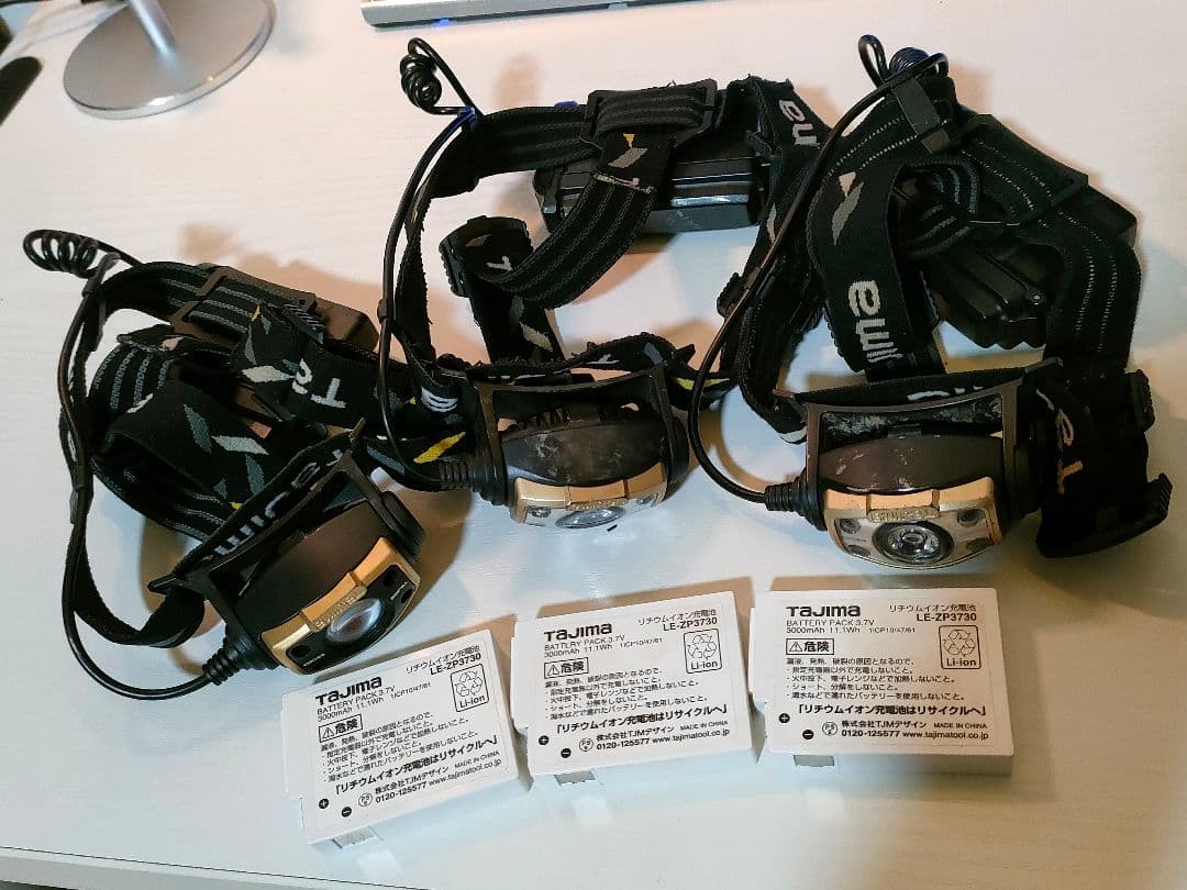 3個★タジマ LEDヘッドライトE502D LE-E502D-SP E501D