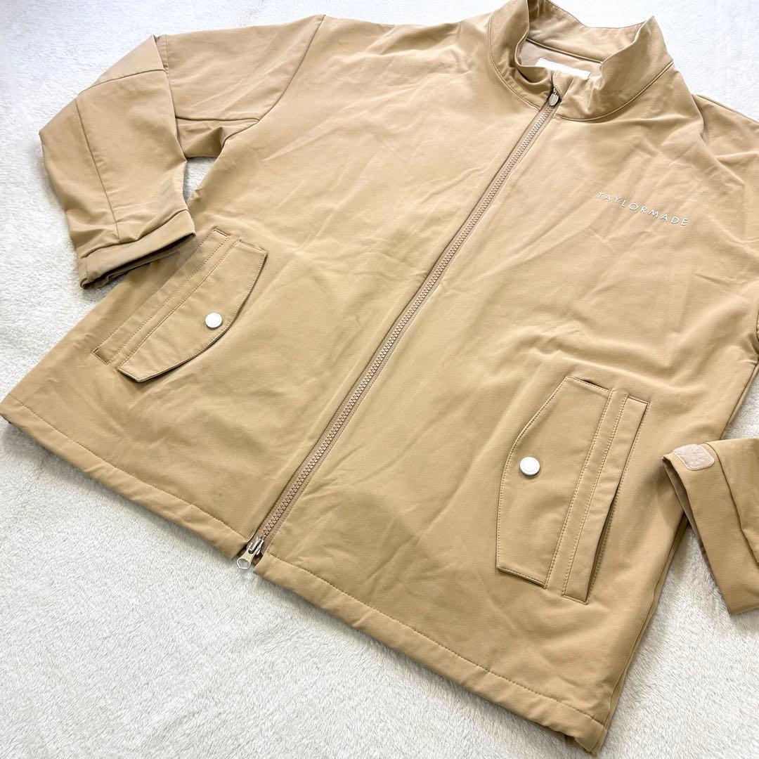 TaylorMade 高機能 ダブルジップ ブルゾン ジャケット L ベージュ