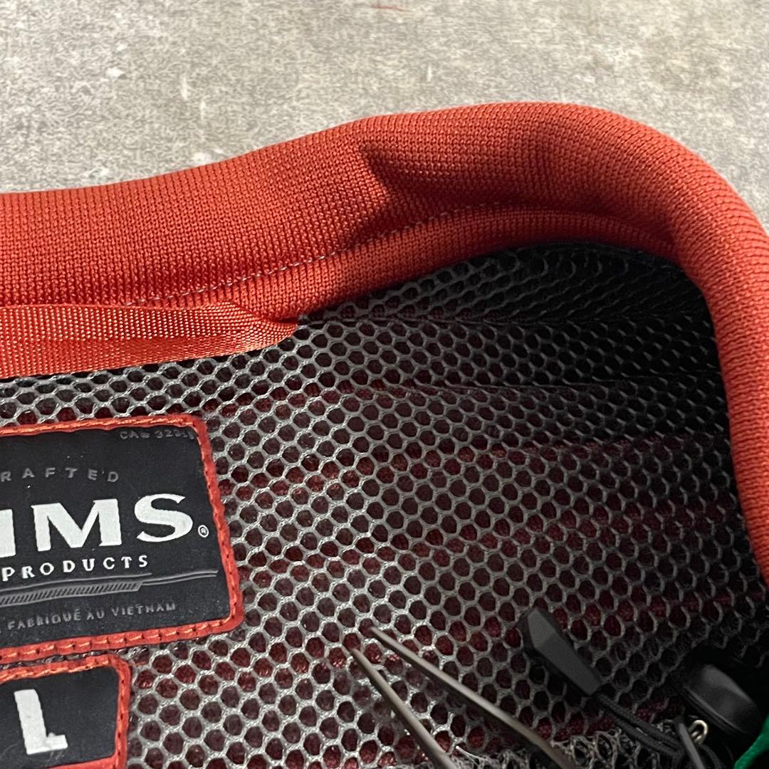【美品】SIMMS フィッシッングベスト シムス 渓流 フライ サイズL ベスト