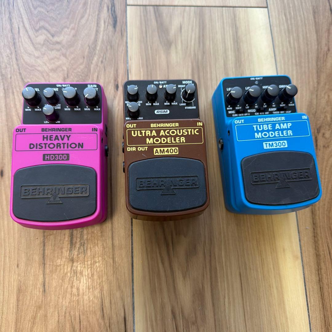 【値下げ】Behringer ギターエフェクター 3点セット