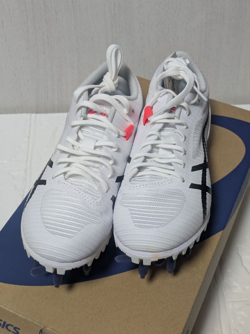 ASICS スパイクシューズ ホワイト/ブラック　23cm 新品未使用レンチ付き