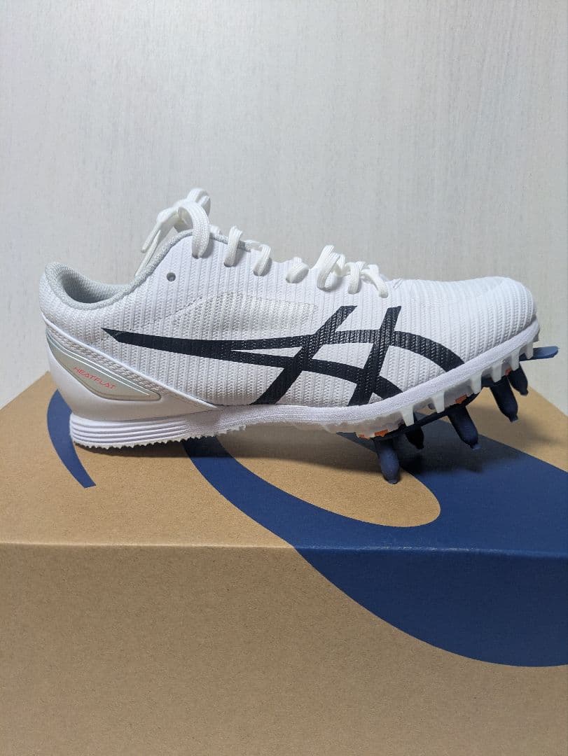 ASICS スパイクシューズ ホワイト/ブラック　23cm 新品未使用レンチ付き