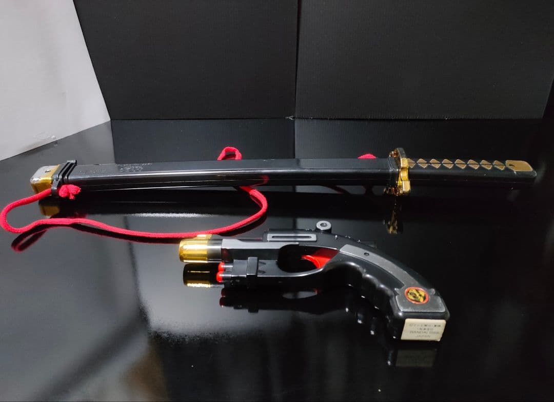 【当時物】世界忍者戦ジライヤ 正統磁空セット 無敵剣磁光真空剣 ジライバスター
