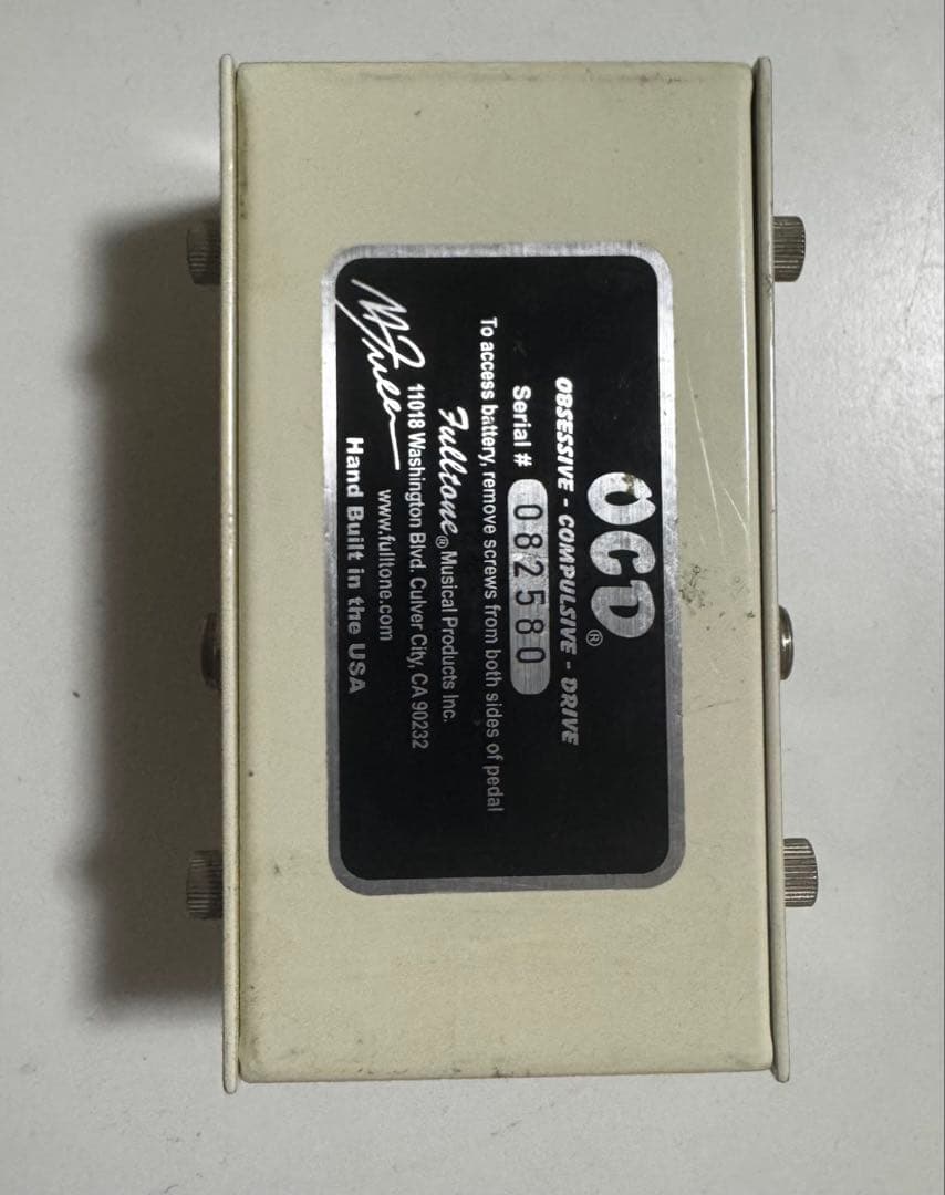 Fulltone OCD v1.4 USA製 生産終了 オーバードライブ 正規品