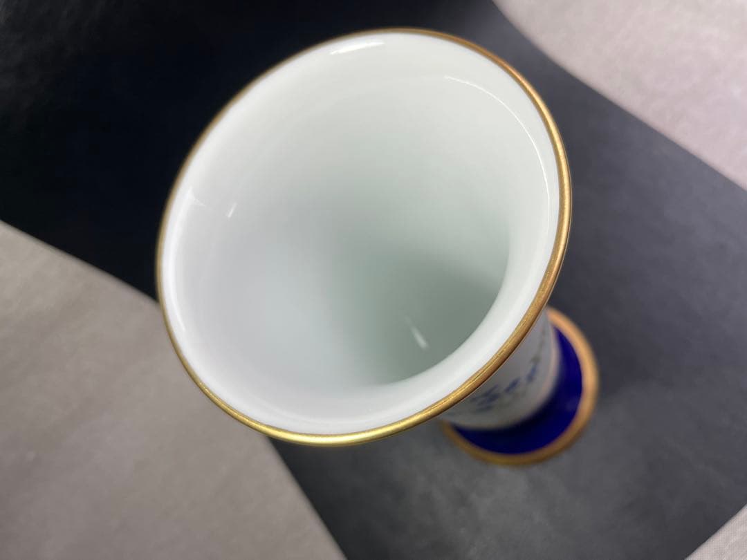 深川製磁 君島一郎 9号花生　花瓶　　Bエレガンス