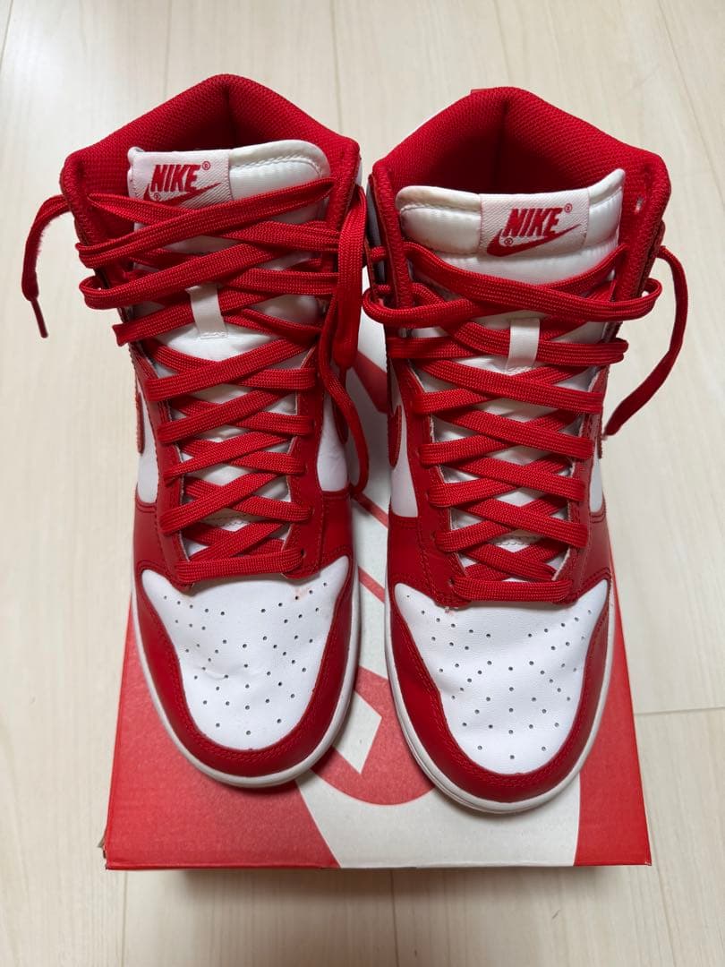 【セール】Dunk High ChampionshipWhite and Red
