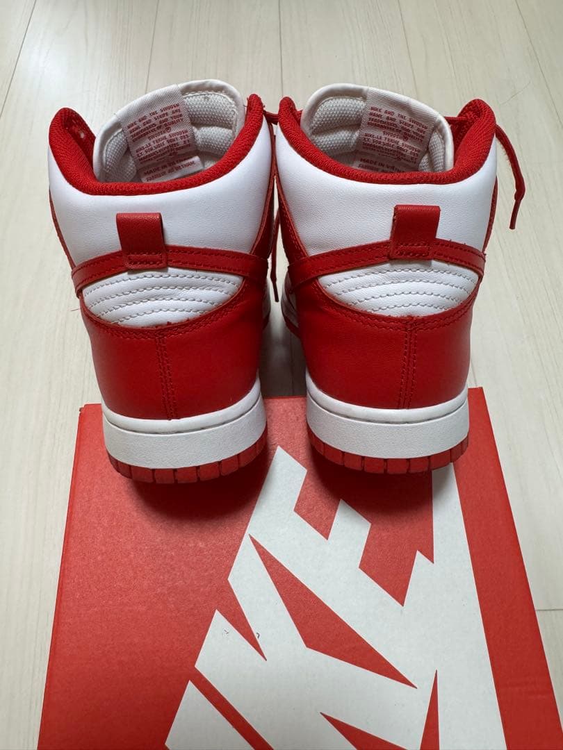 【セール】Dunk High ChampionshipWhite and Red