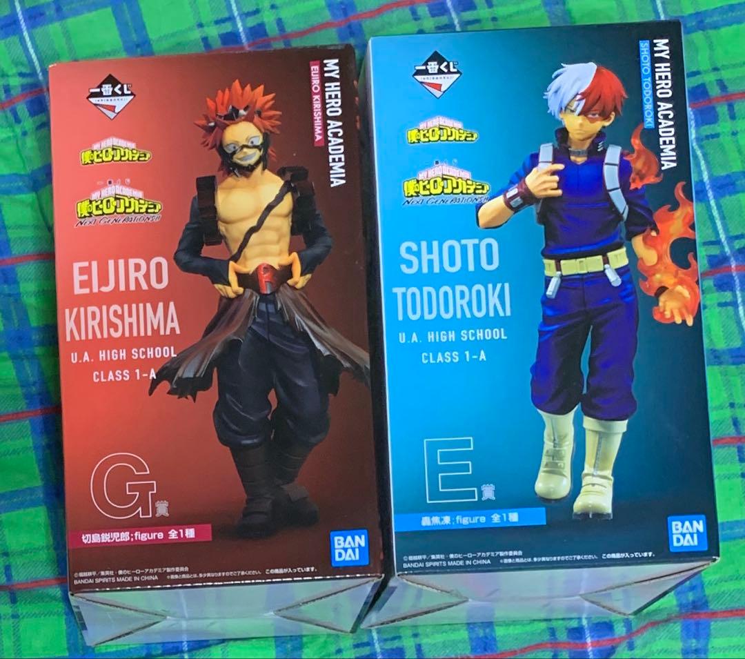 僕のヒーローアカデミア　ヒロアカ　一番くじ　フィギュア　切島鋭児郎　轟焦凍