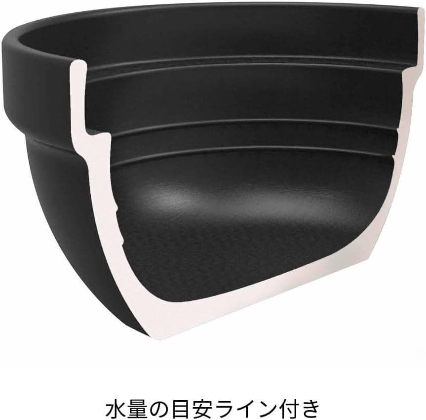 HARIOフタがガラスのご飯釜2~3合中が見える耐熱ガラス陶器GNR200BW