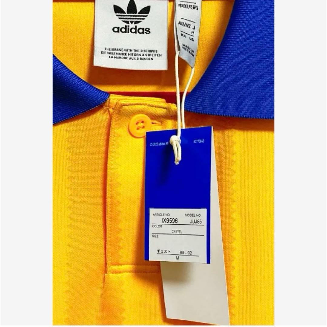 【新品❤️未使用】adidasアディダス長袖シャツサッカースポーツイエローサイズM