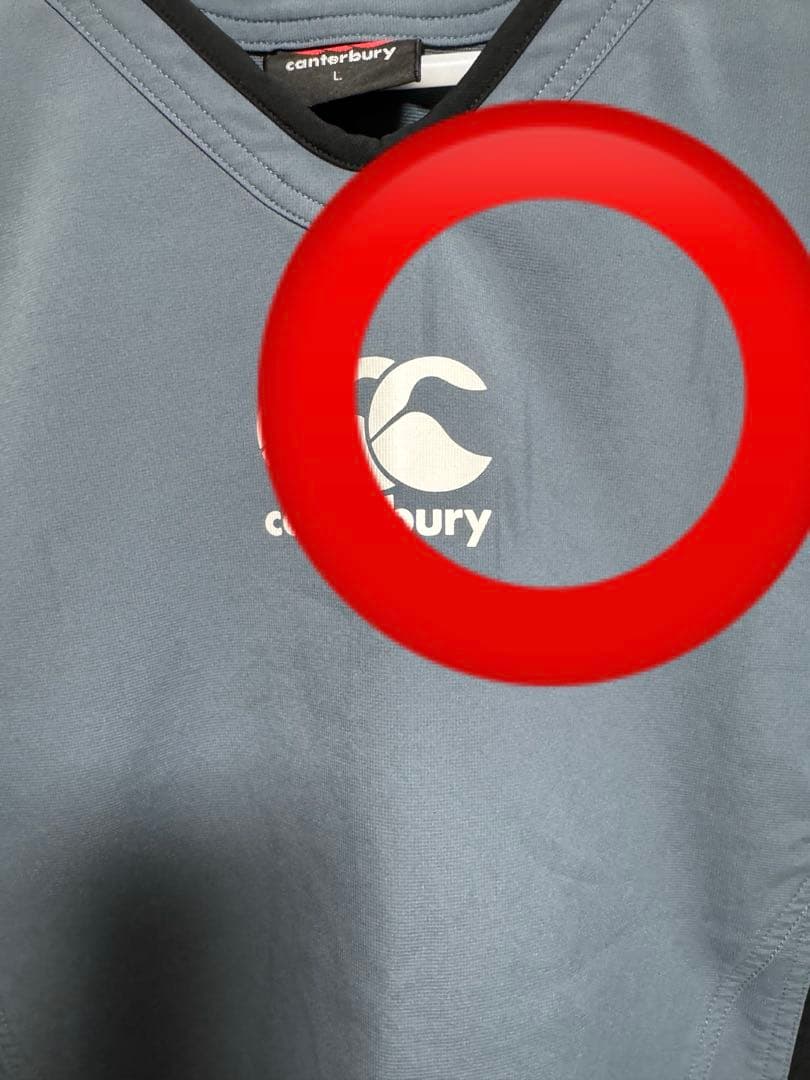【訳あり】canterbury カンタベリー ピステ上下セットアップ 《L》