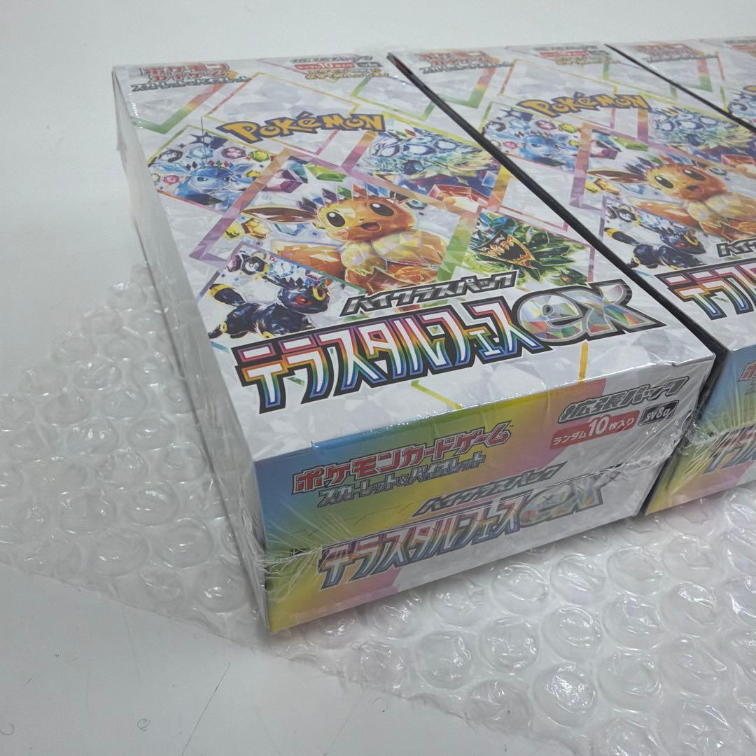 テラスタルフェスex　BOX シュリンク付き　x4セット ポケモンカード