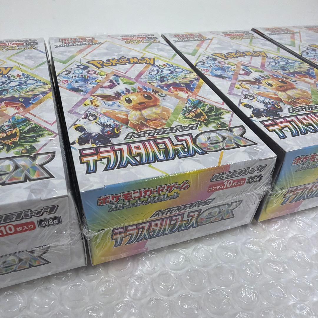 テラスタルフェスex　BOX シュリンク付き　x4セット ポケモンカード