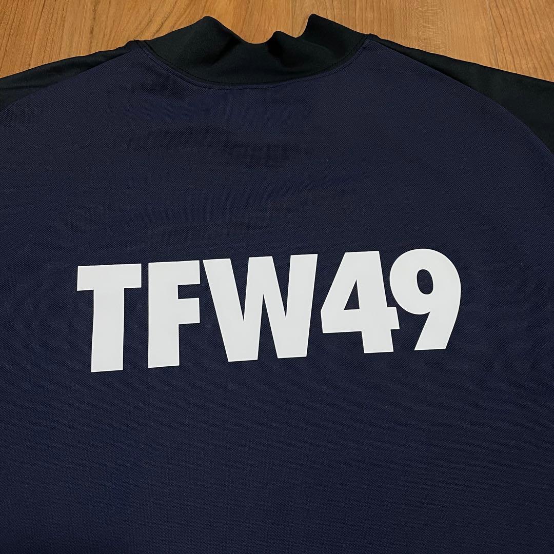 TFW49 モックネック　Tシャツ　ブラック　ネイビー　L ゴルフ