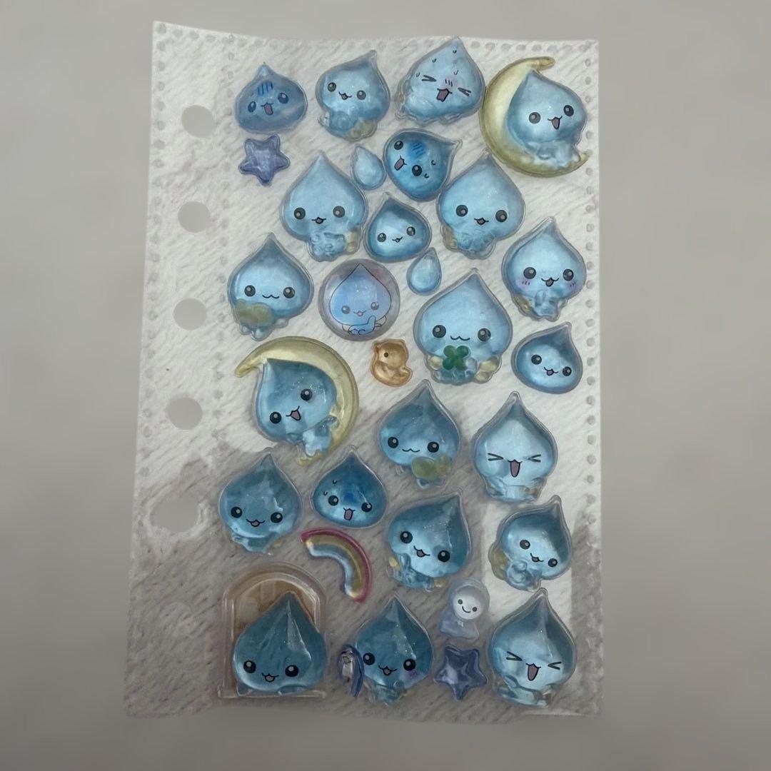 シール帳 完成品 水色シール帳