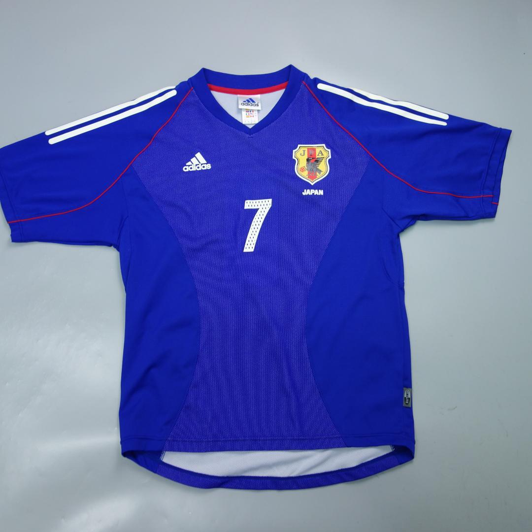 キ*マ様 9866美品 日韓W杯 日本代表 adidas サッカーユニフォーム