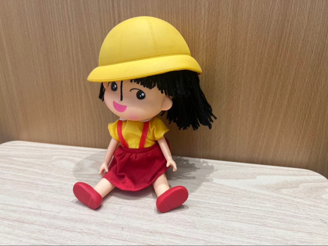 まるちゃん風 ちびまる子 ぬいぐるみ 約20cm かわいい 人形 レトロ