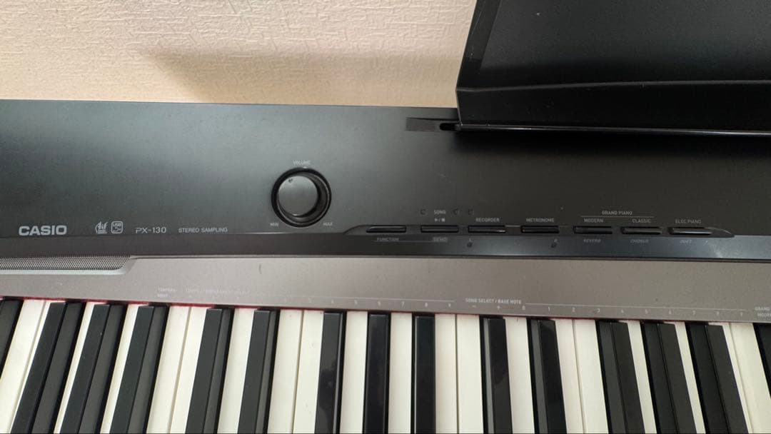 CASIO PRIVIA 電子ピアノ PX-130 BK デジタルピアノ