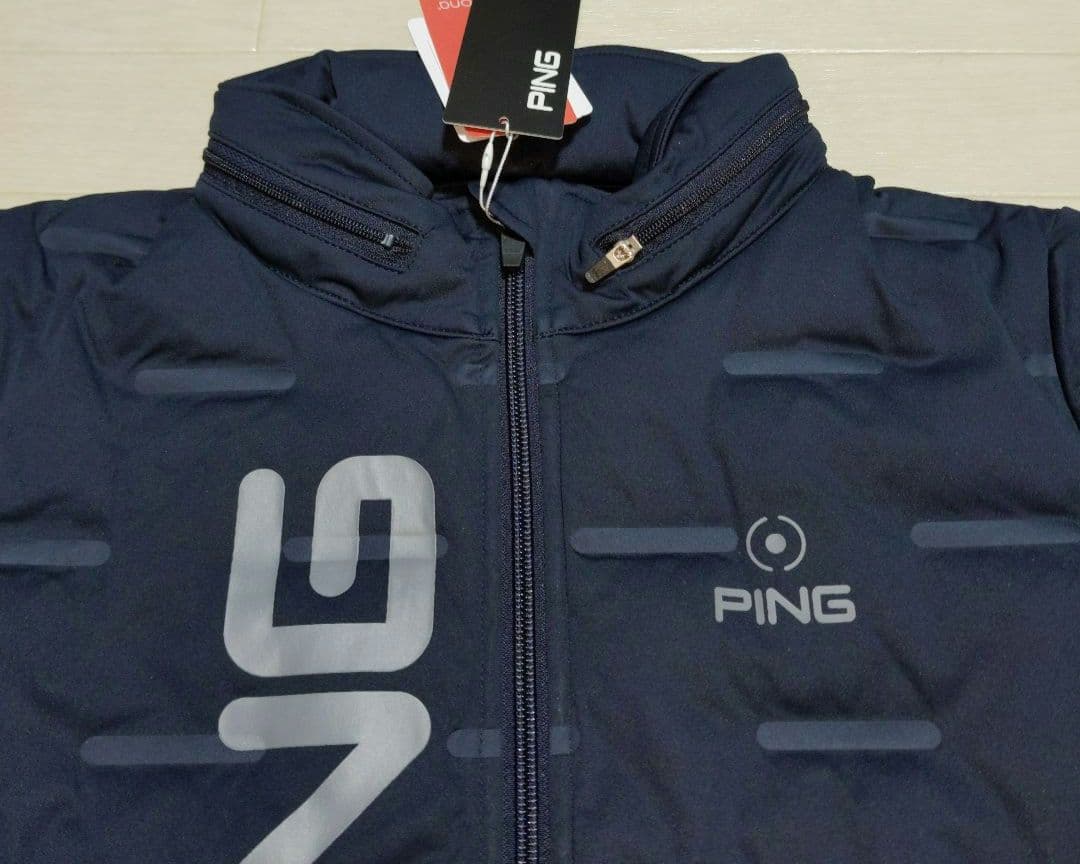 再再再値下げ新品　PINGピン　中綿ジャケットS　紺　定価22000円