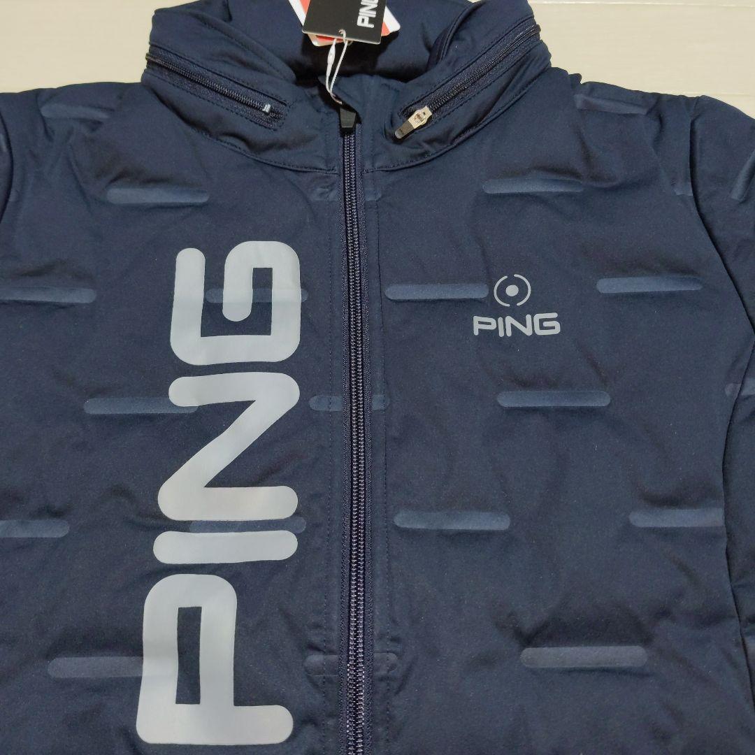 再再再値下げ新品　PINGピン　中綿ジャケットS　紺　定価22000円