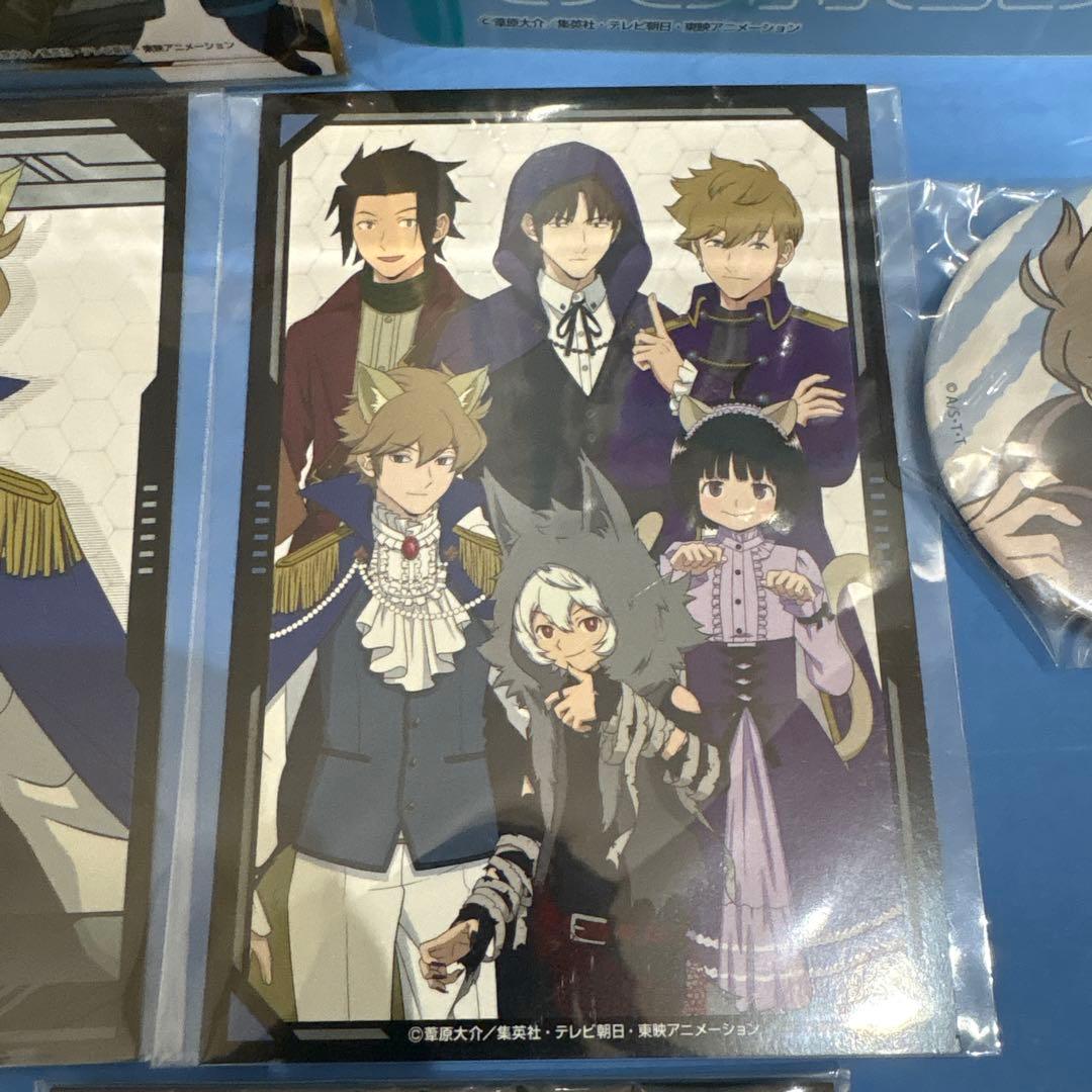 ワールドトリガー 缶バッジ、ポストカード、色紙、ポスター【ヒュース】セット