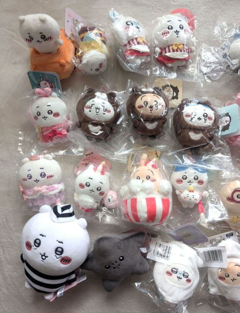 ちいかわ ♡ マスコット まとめ売り ぬいぐるみ 34体セット