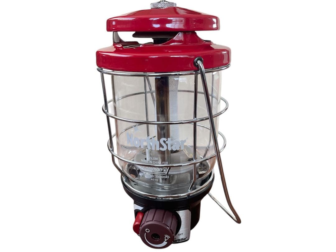 Coleman ノーススター 2500 レッド LPガスランタン マントル付