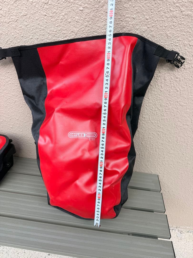 ORTLIEB 防水バッグ 3点セット 赤黒