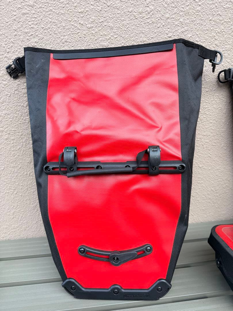 ORTLIEB 防水バッグ 3点セット 赤黒