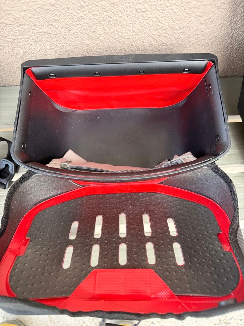 ORTLIEB 防水バッグ 3点セット 赤黒