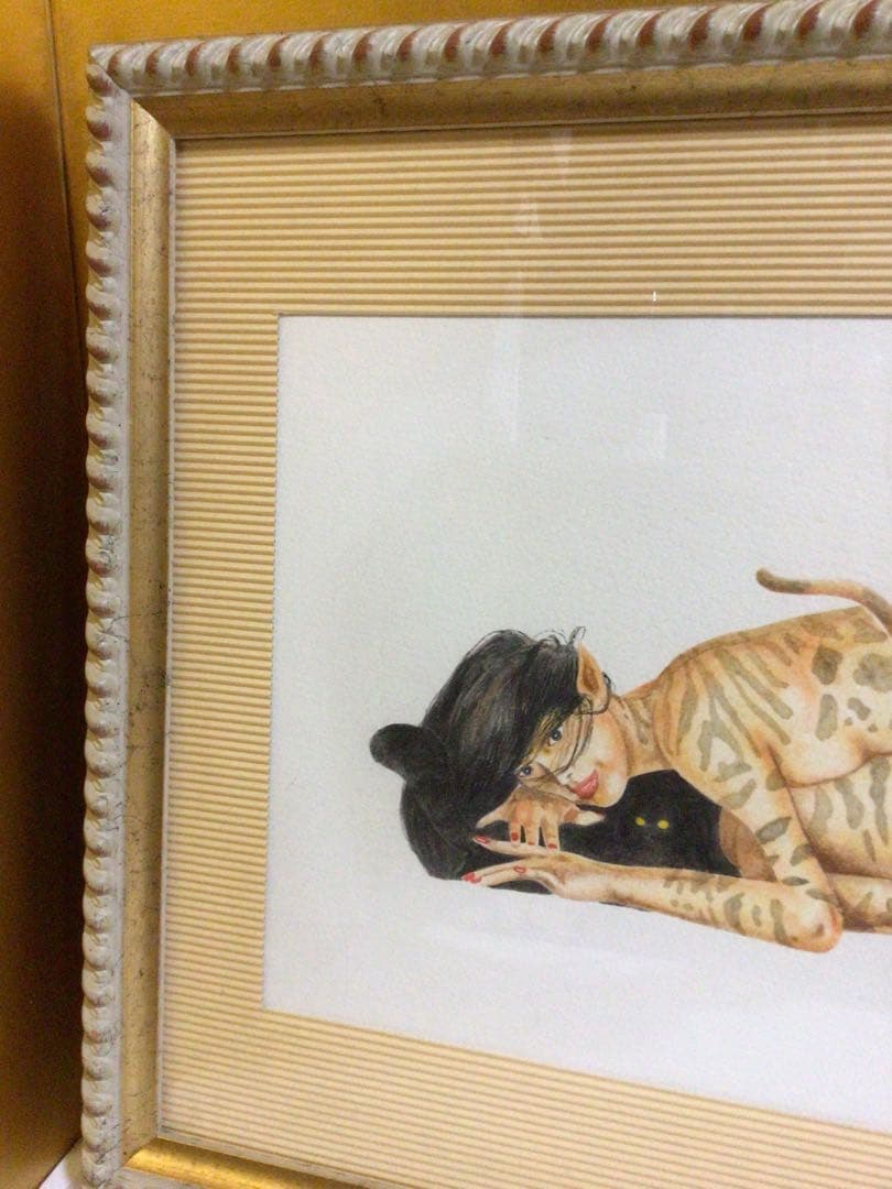 額 女豹に黒猫