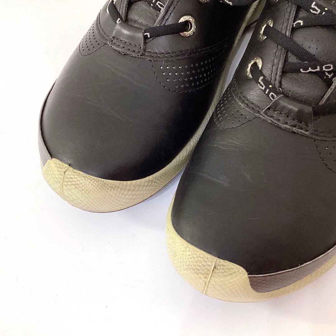 美品✨ECCO エコー ゴルフシューズ　バイオム24cm 黒 レザー