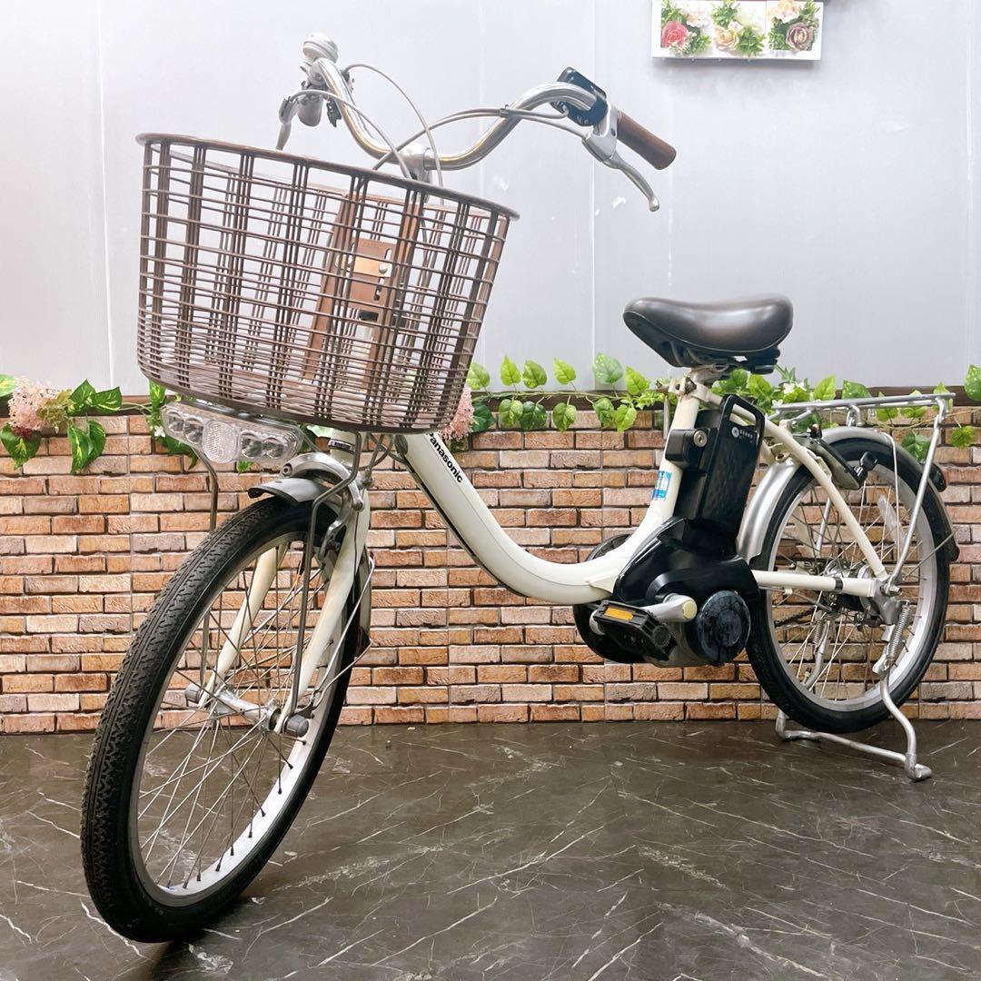 【83】電動自転車 パナソニック ビビ LS クリーム 20インチ