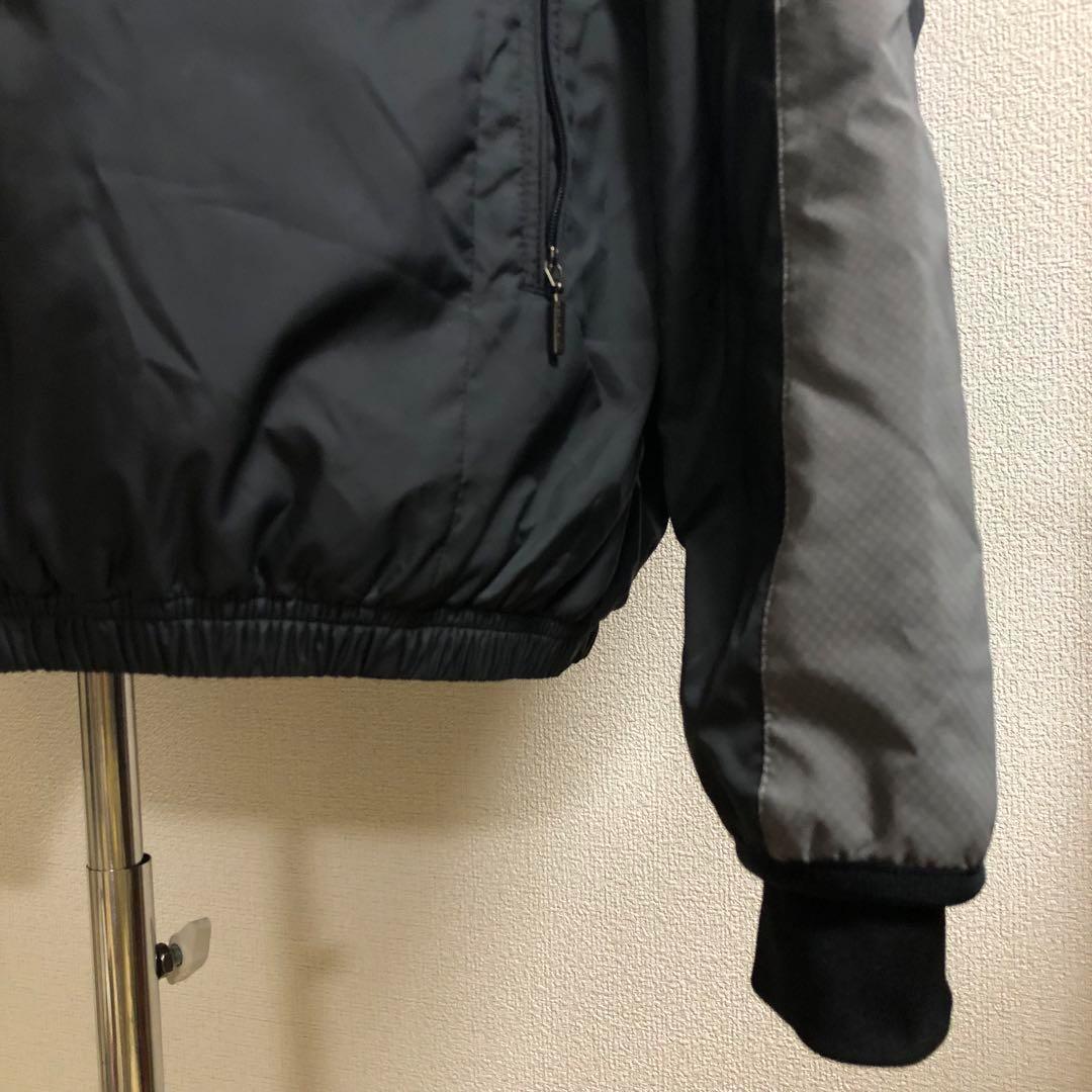 ルコックゴルフ◆ダブルジップ 2way ジャケット 裏起毛 ブラック Lサイズ