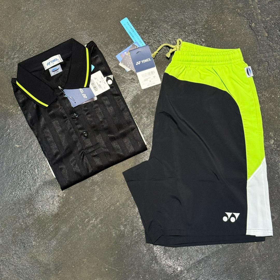 未使用 YONEX バドミントン ゲームシャツ&ショーツセットアップ M