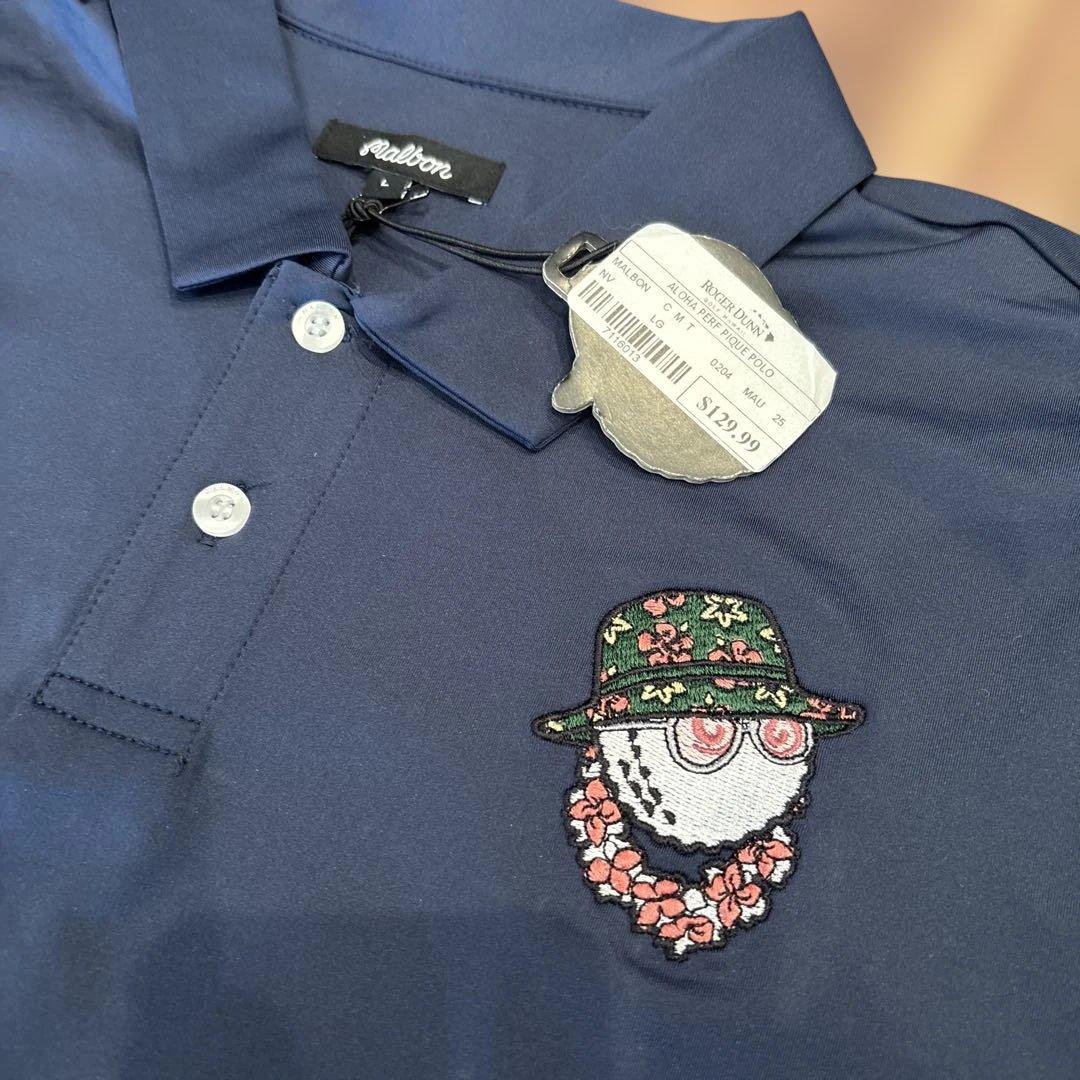 ハワイ限定malbon golf マルボン　ポロシャツ　L新品タグ付