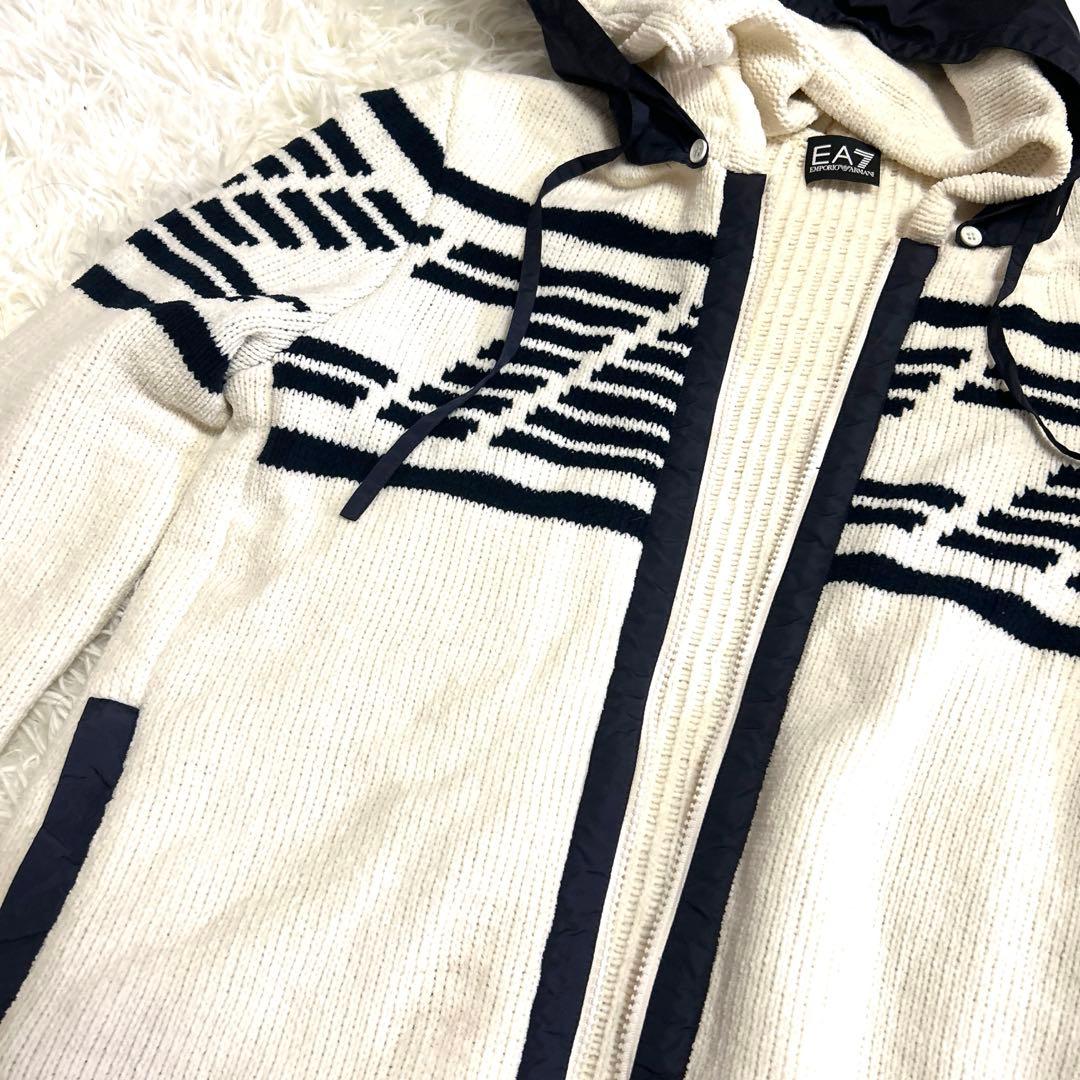 【美品】EA7 Emporio Armani フード付きジャケット　パーカー