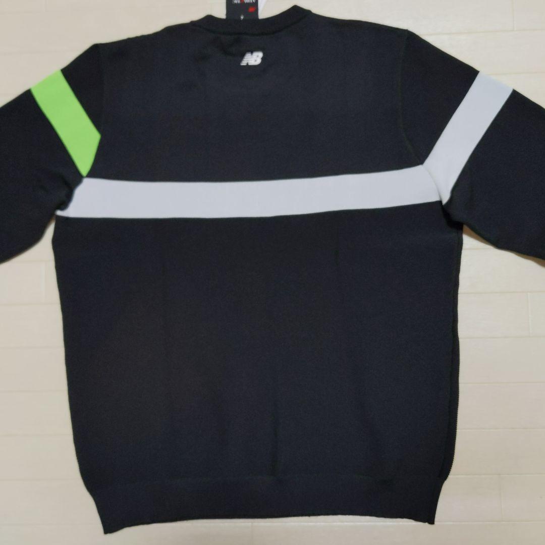 再再再値下げ新品　ニューバランス　ニット7 黒ブラック　メンズ2XL